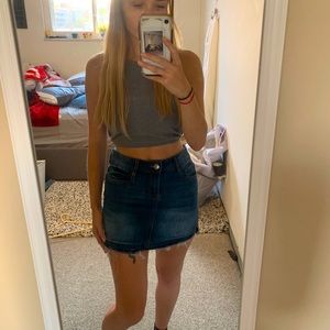 Denim skirt